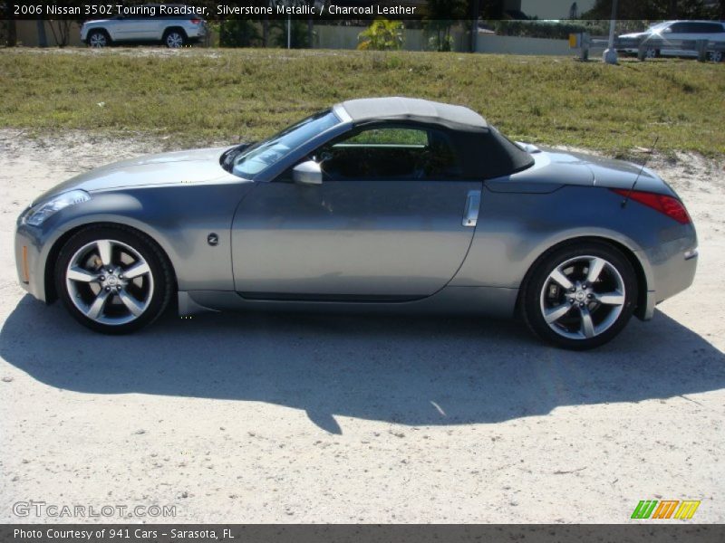 Silverstone Metallic / Charcoal Leather 2006 Nissan 350Z Touring Roadster