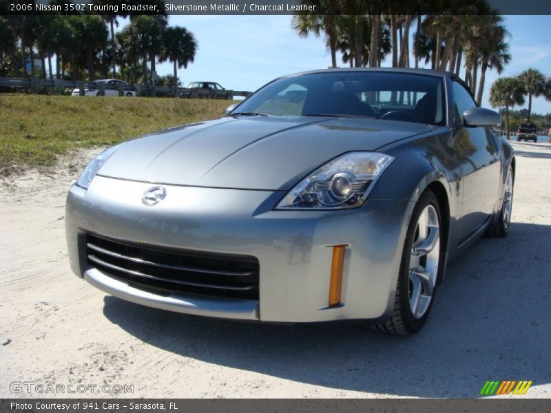Silverstone Metallic / Charcoal Leather 2006 Nissan 350Z Touring Roadster