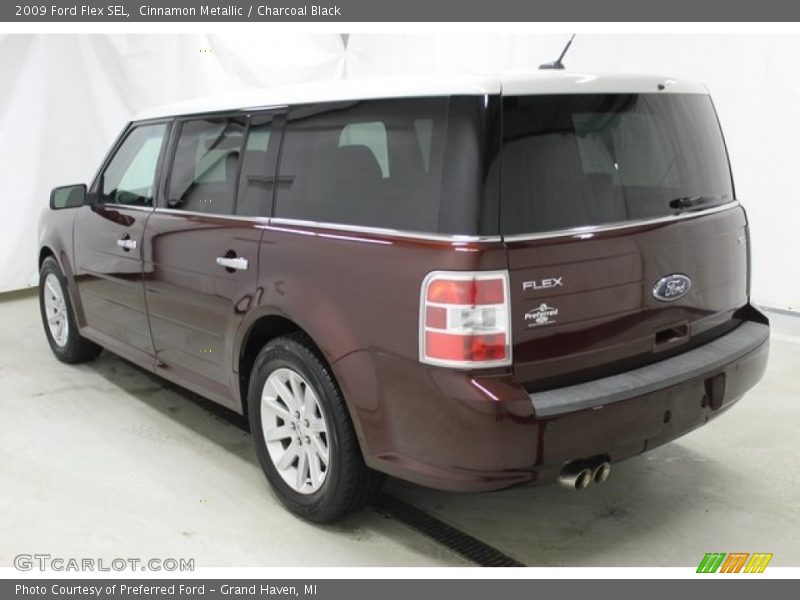 Cinnamon Metallic / Charcoal Black 2009 Ford Flex SEL