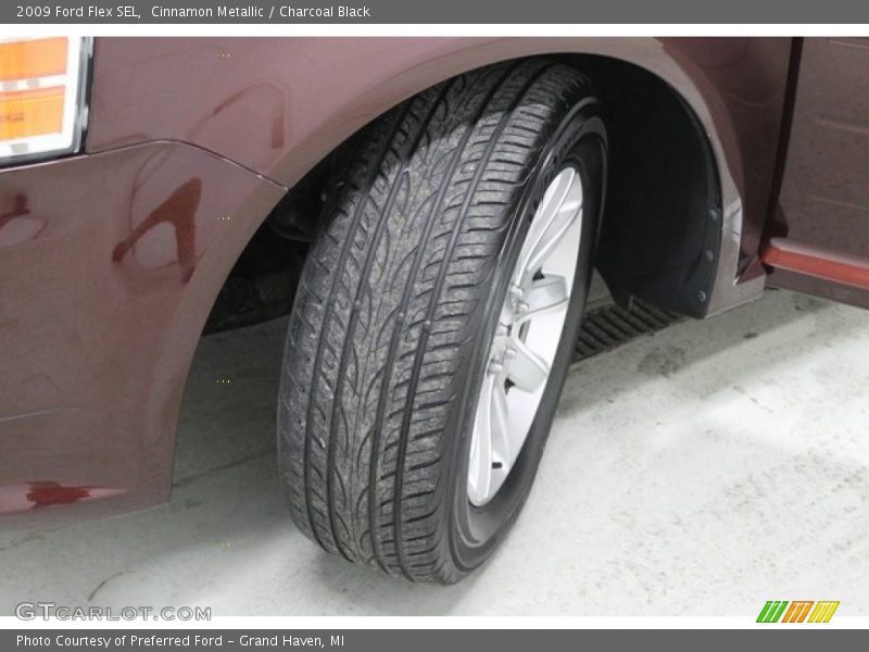 Cinnamon Metallic / Charcoal Black 2009 Ford Flex SEL