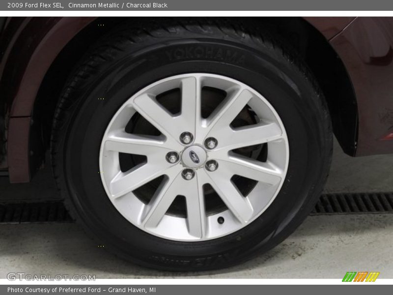 Cinnamon Metallic / Charcoal Black 2009 Ford Flex SEL