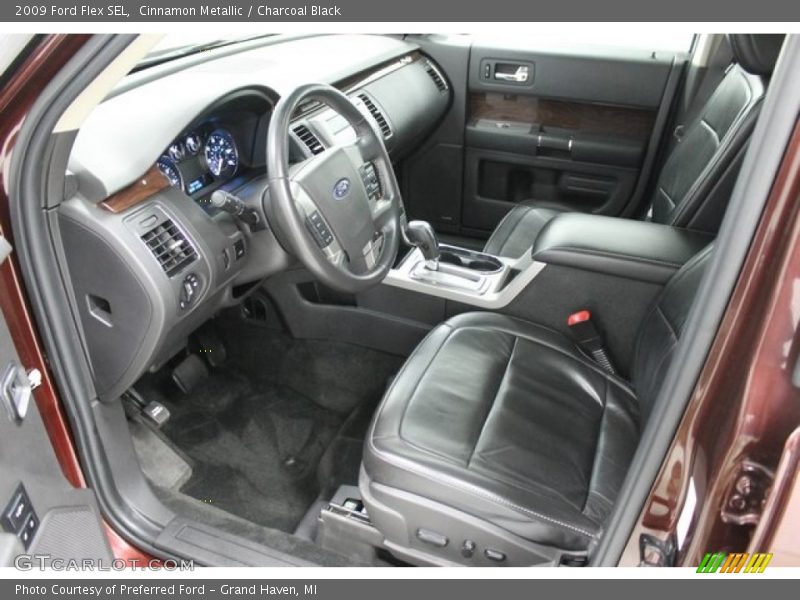 Cinnamon Metallic / Charcoal Black 2009 Ford Flex SEL