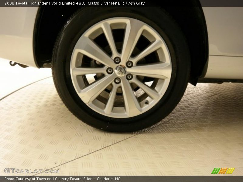 Classic Silver Metallic / Ash Gray 2008 Toyota Highlander Hybrid Limited 4WD