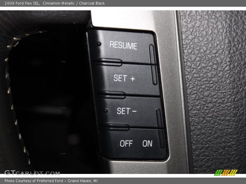 Cinnamon Metallic / Charcoal Black 2009 Ford Flex SEL