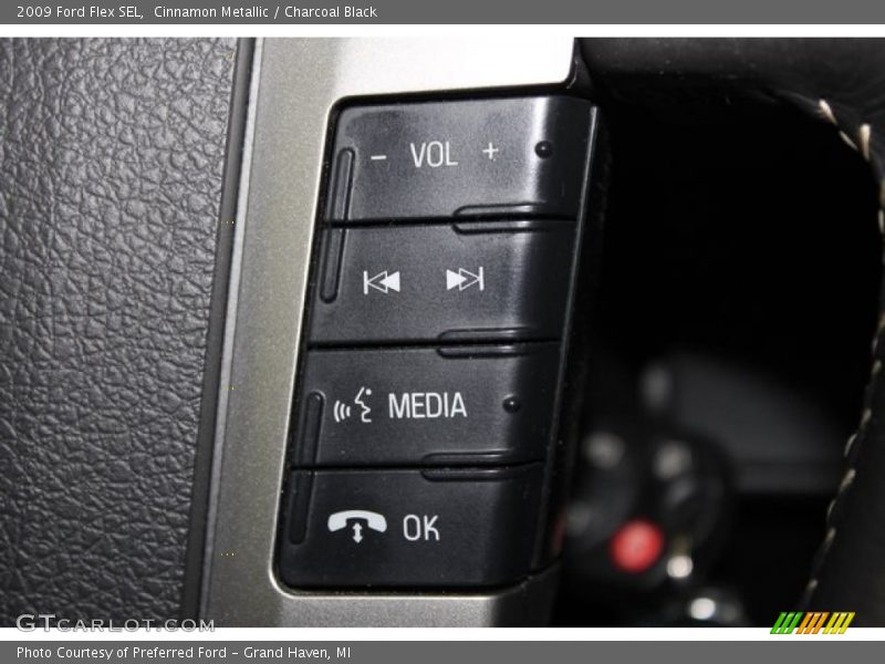 Cinnamon Metallic / Charcoal Black 2009 Ford Flex SEL