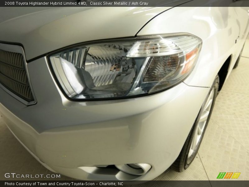 Classic Silver Metallic / Ash Gray 2008 Toyota Highlander Hybrid Limited 4WD