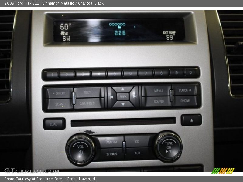 Cinnamon Metallic / Charcoal Black 2009 Ford Flex SEL