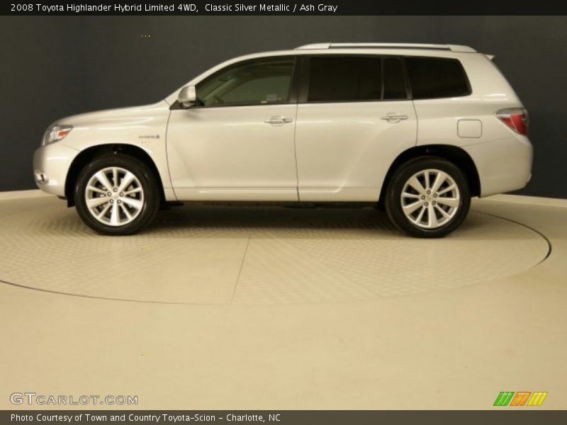 Classic Silver Metallic / Ash Gray 2008 Toyota Highlander Hybrid Limited 4WD