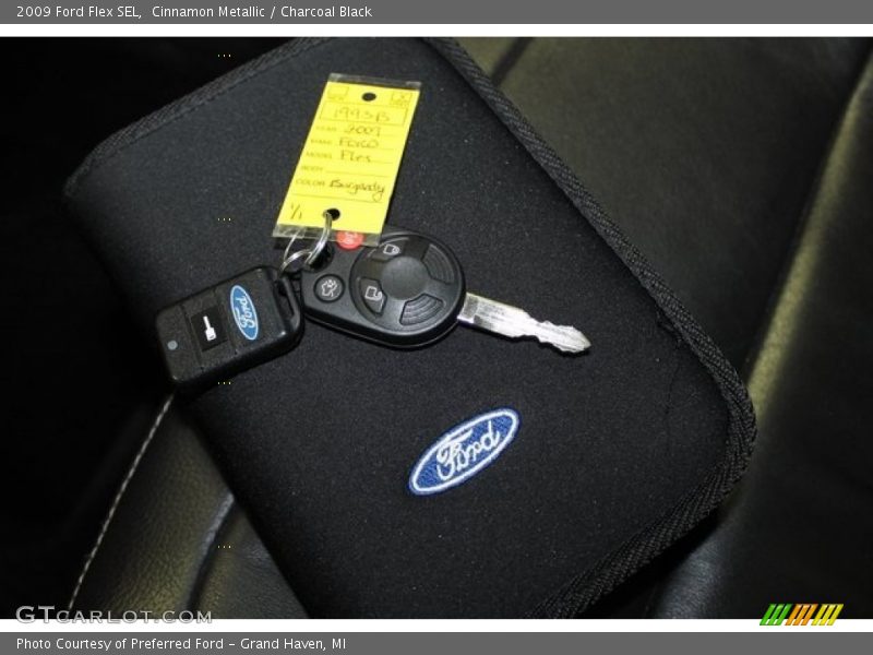 Cinnamon Metallic / Charcoal Black 2009 Ford Flex SEL