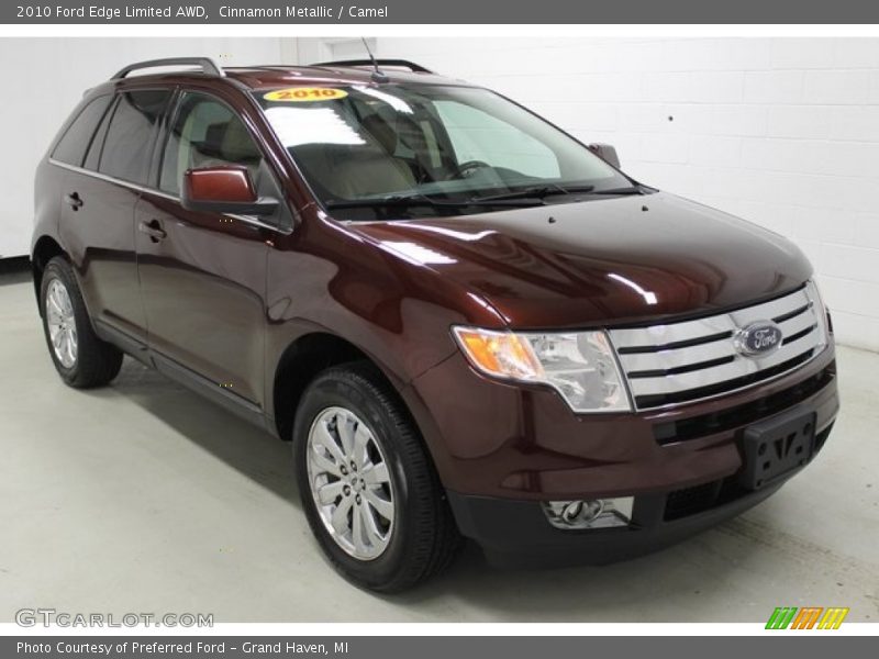 Cinnamon Metallic / Camel 2010 Ford Edge Limited AWD