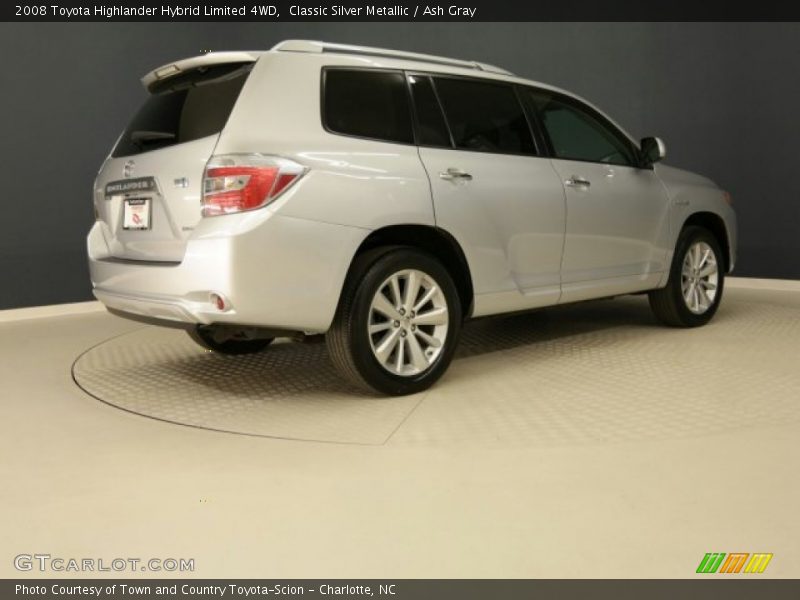 Classic Silver Metallic / Ash Gray 2008 Toyota Highlander Hybrid Limited 4WD