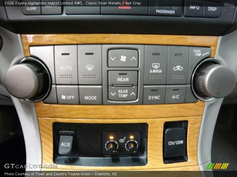Classic Silver Metallic / Ash Gray 2008 Toyota Highlander Hybrid Limited 4WD