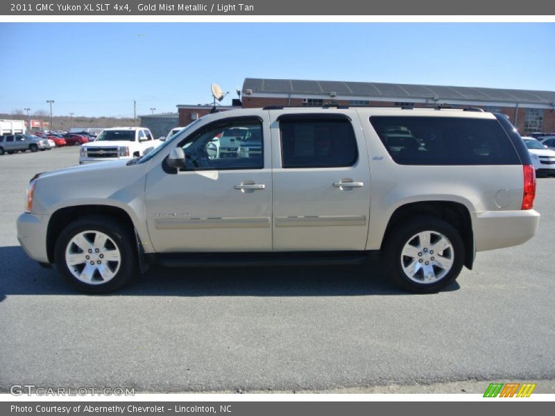 Gold Mist Metallic / Light Tan 2011 GMC Yukon XL SLT 4x4