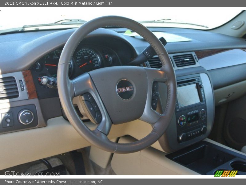 Gold Mist Metallic / Light Tan 2011 GMC Yukon XL SLT 4x4