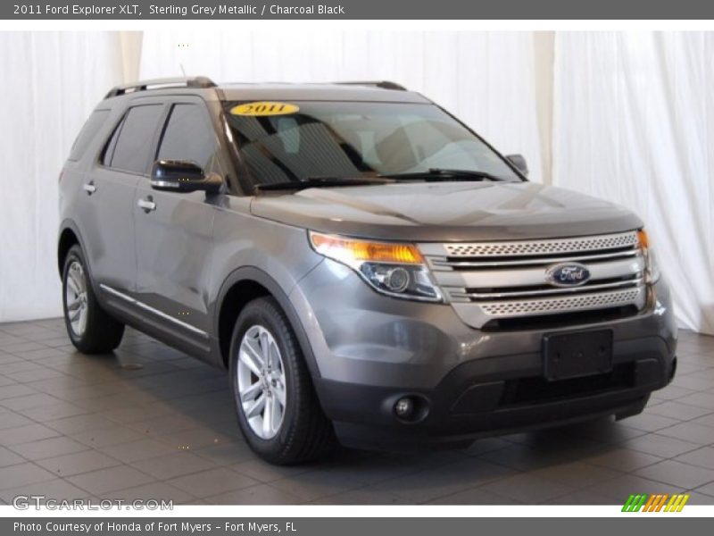 Sterling Grey Metallic / Charcoal Black 2011 Ford Explorer XLT