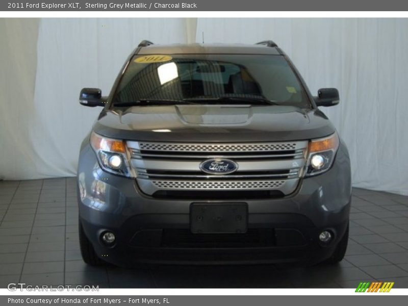 Sterling Grey Metallic / Charcoal Black 2011 Ford Explorer XLT