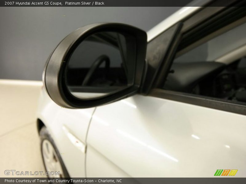 Platinum Silver / Black 2007 Hyundai Accent GS Coupe