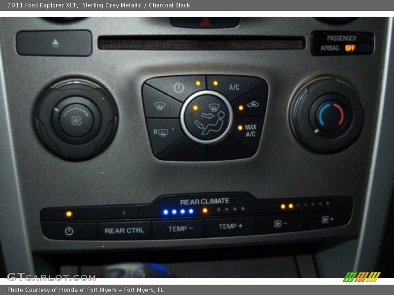 Sterling Grey Metallic / Charcoal Black 2011 Ford Explorer XLT