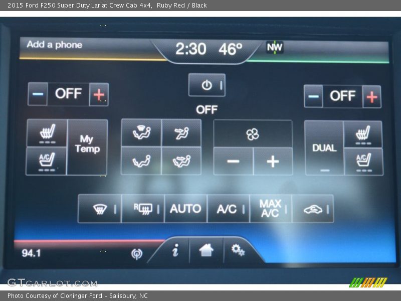 Ruby Red / Black 2015 Ford F250 Super Duty Lariat Crew Cab 4x4
