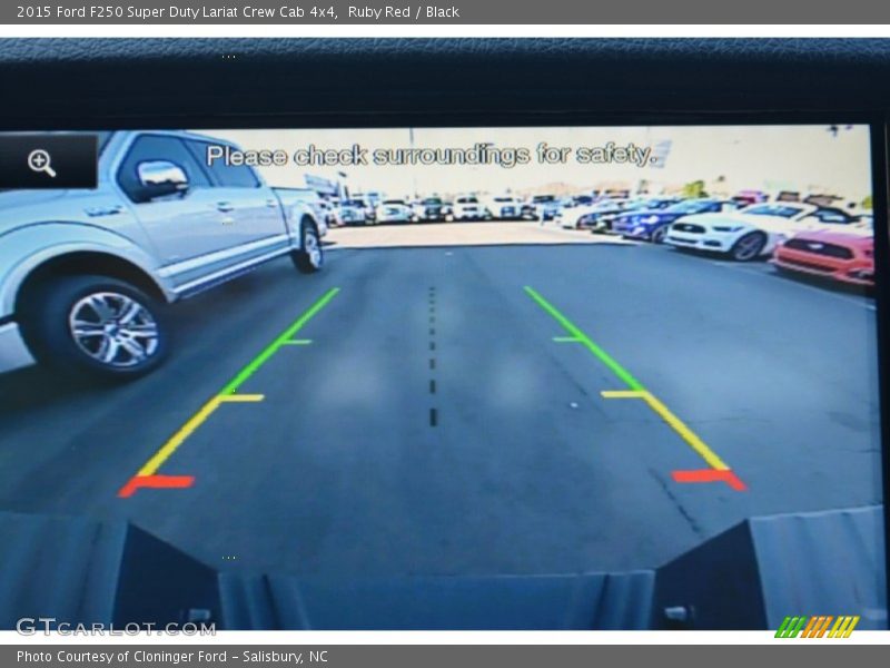 Ruby Red / Black 2015 Ford F250 Super Duty Lariat Crew Cab 4x4