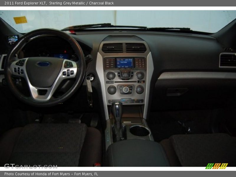 Sterling Grey Metallic / Charcoal Black 2011 Ford Explorer XLT