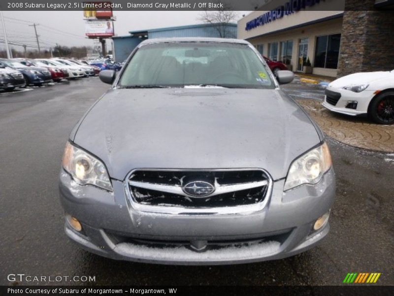 Diamond Gray Metallic / Off Black 2008 Subaru Legacy 2.5i Limited Sedan