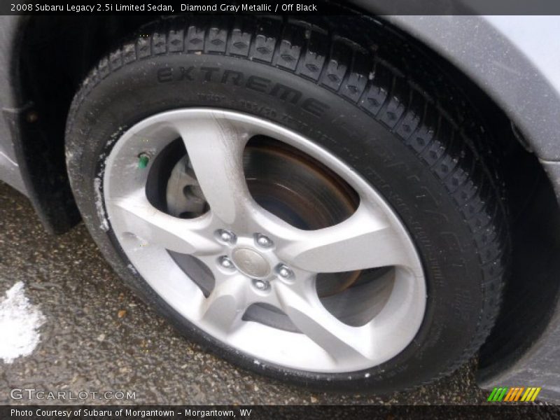 Diamond Gray Metallic / Off Black 2008 Subaru Legacy 2.5i Limited Sedan