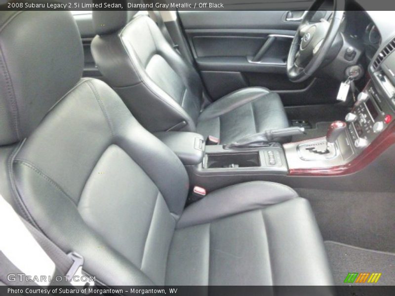 Diamond Gray Metallic / Off Black 2008 Subaru Legacy 2.5i Limited Sedan