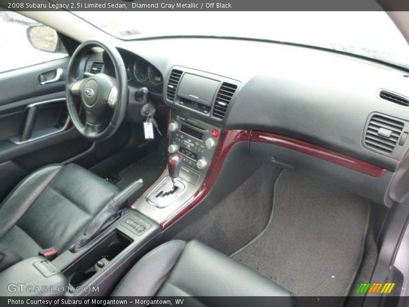 Diamond Gray Metallic / Off Black 2008 Subaru Legacy 2.5i Limited Sedan