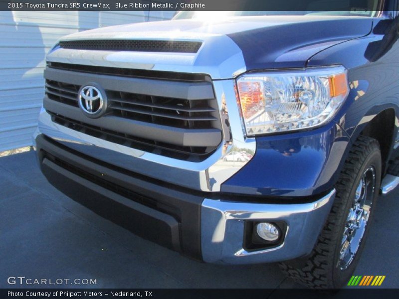 Blue Ribbon Metallic / Graphite 2015 Toyota Tundra SR5 CrewMax
