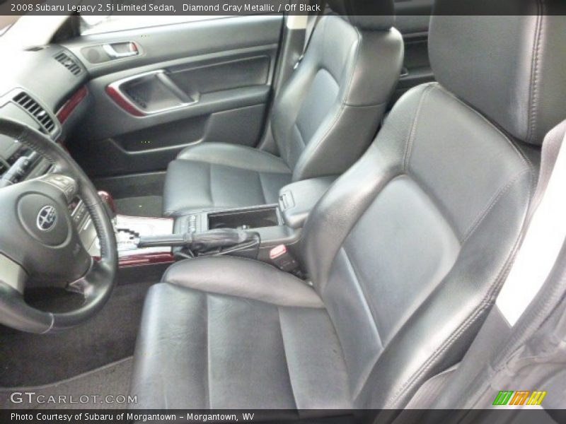 Diamond Gray Metallic / Off Black 2008 Subaru Legacy 2.5i Limited Sedan