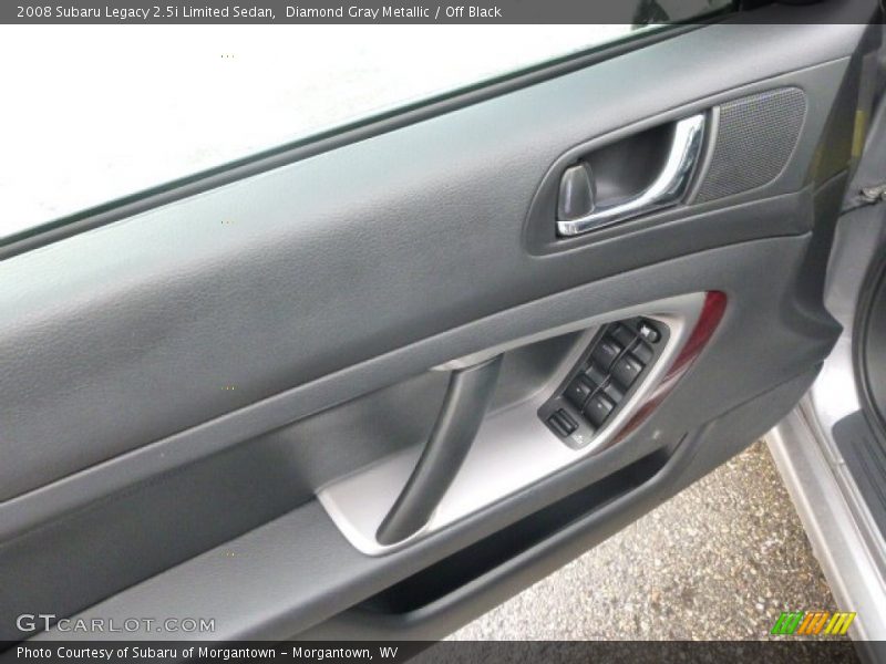 Diamond Gray Metallic / Off Black 2008 Subaru Legacy 2.5i Limited Sedan