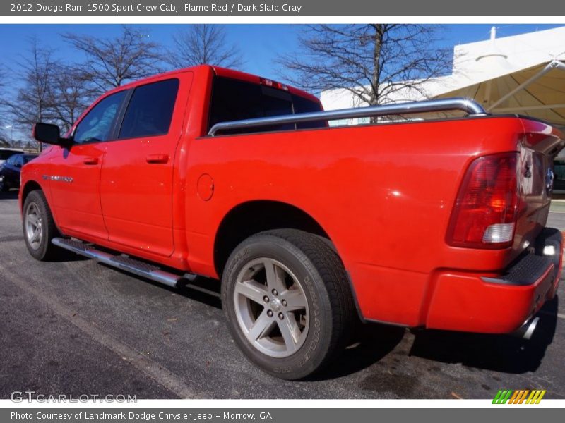 Flame Red / Dark Slate Gray 2012 Dodge Ram 1500 Sport Crew Cab