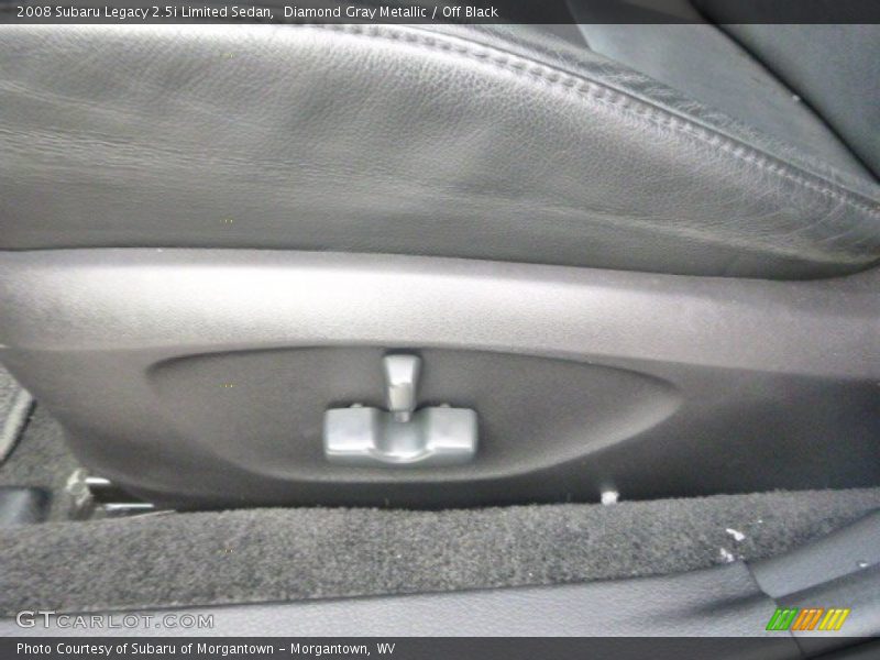 Diamond Gray Metallic / Off Black 2008 Subaru Legacy 2.5i Limited Sedan