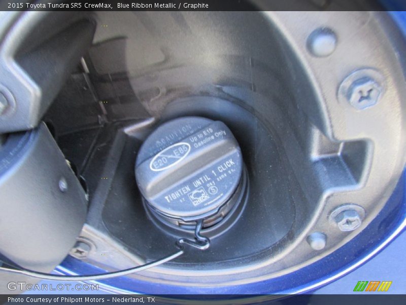 Blue Ribbon Metallic / Graphite 2015 Toyota Tundra SR5 CrewMax