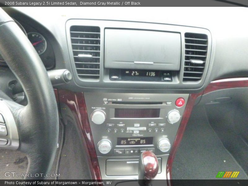 Diamond Gray Metallic / Off Black 2008 Subaru Legacy 2.5i Limited Sedan