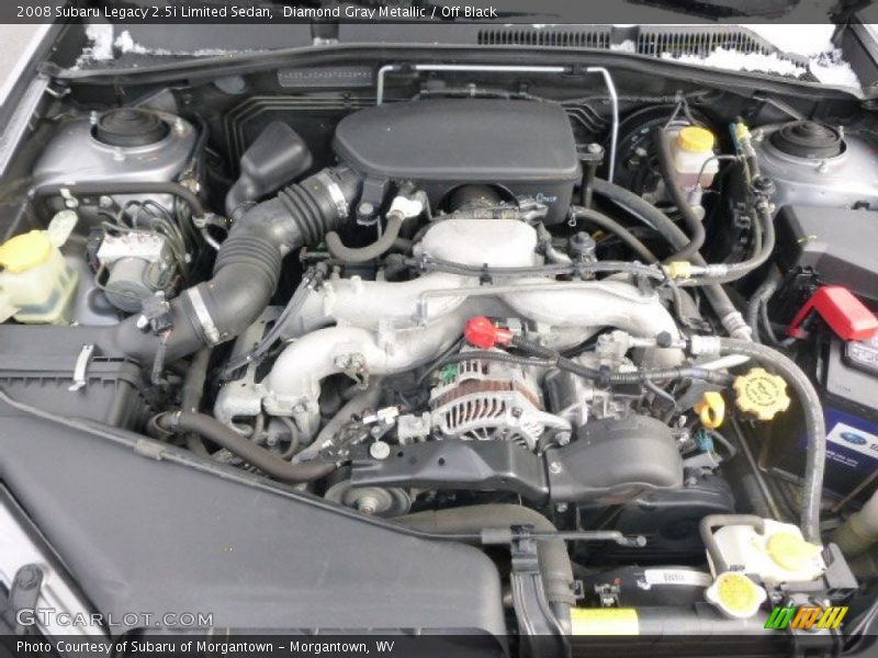 Diamond Gray Metallic / Off Black 2008 Subaru Legacy 2.5i Limited Sedan