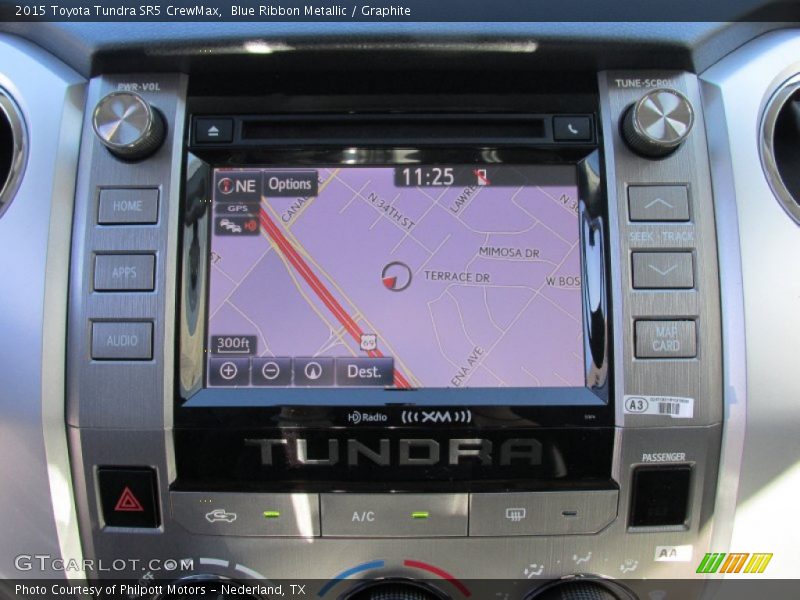 Blue Ribbon Metallic / Graphite 2015 Toyota Tundra SR5 CrewMax