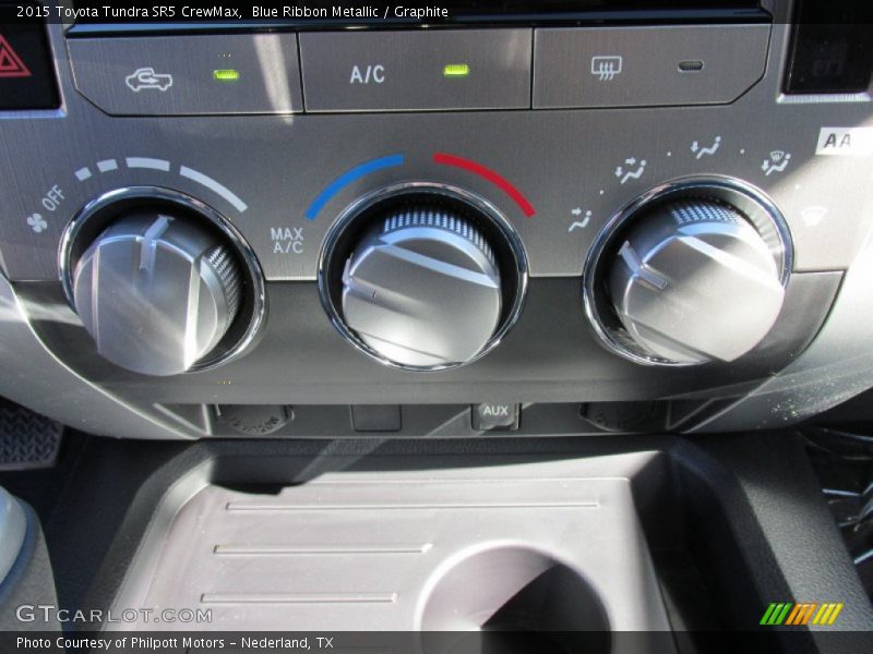 Blue Ribbon Metallic / Graphite 2015 Toyota Tundra SR5 CrewMax