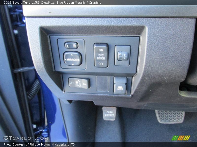 Blue Ribbon Metallic / Graphite 2015 Toyota Tundra SR5 CrewMax