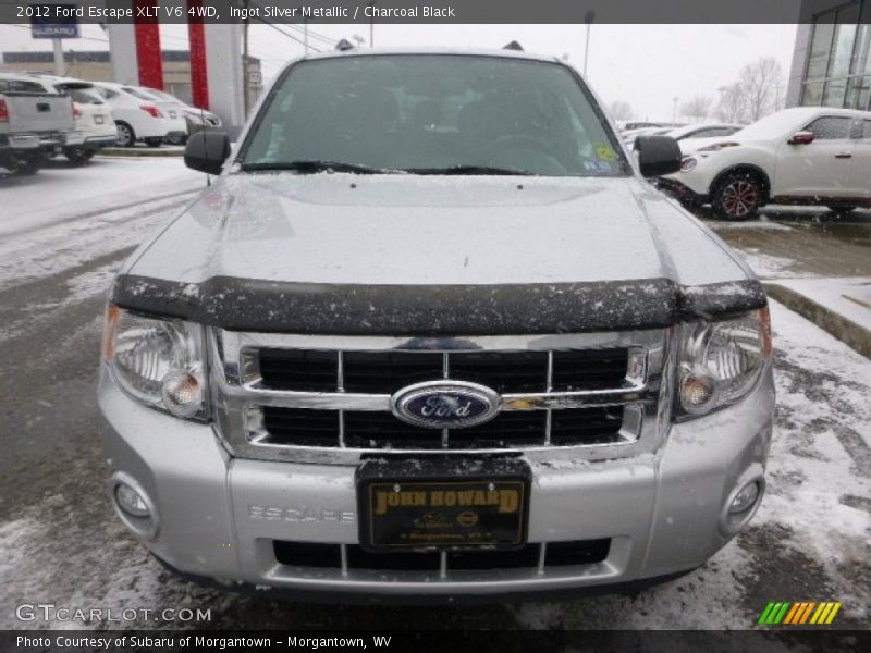 Ingot Silver Metallic / Charcoal Black 2012 Ford Escape XLT V6 4WD