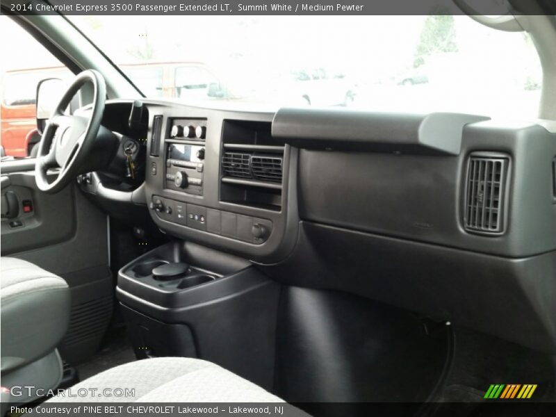 Summit White / Medium Pewter 2014 Chevrolet Express 3500 Passenger Extended LT