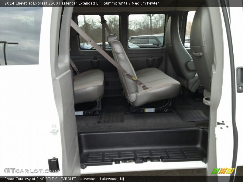 Summit White / Medium Pewter 2014 Chevrolet Express 3500 Passenger Extended LT