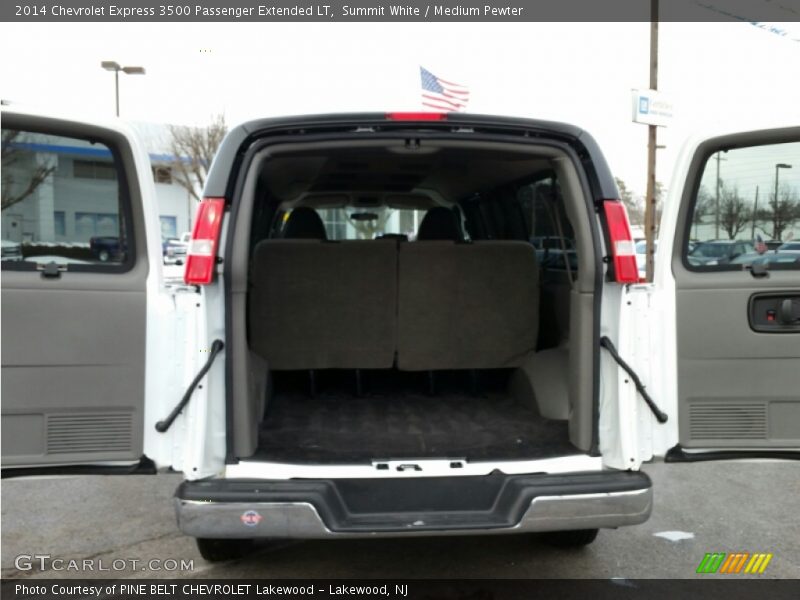 Summit White / Medium Pewter 2014 Chevrolet Express 3500 Passenger Extended LT