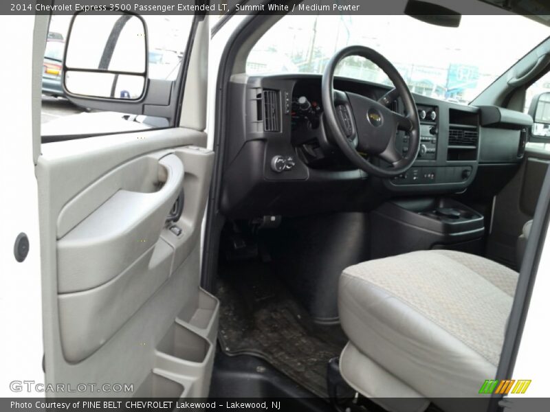 Summit White / Medium Pewter 2014 Chevrolet Express 3500 Passenger Extended LT