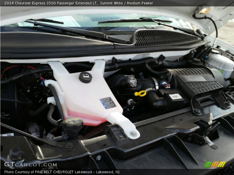 Summit White / Medium Pewter 2014 Chevrolet Express 3500 Passenger Extended LT