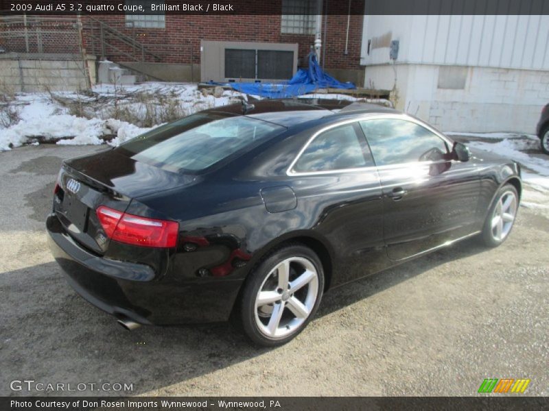 Brilliant Black / Black 2009 Audi A5 3.2 quattro Coupe