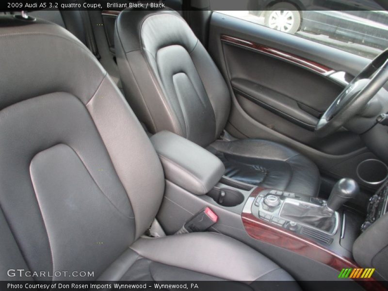Brilliant Black / Black 2009 Audi A5 3.2 quattro Coupe
