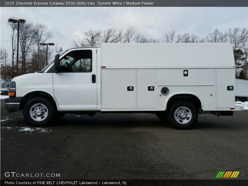 Summit White / Medium Pewter 2015 Chevrolet Express Cutaway 3500 Utility Van