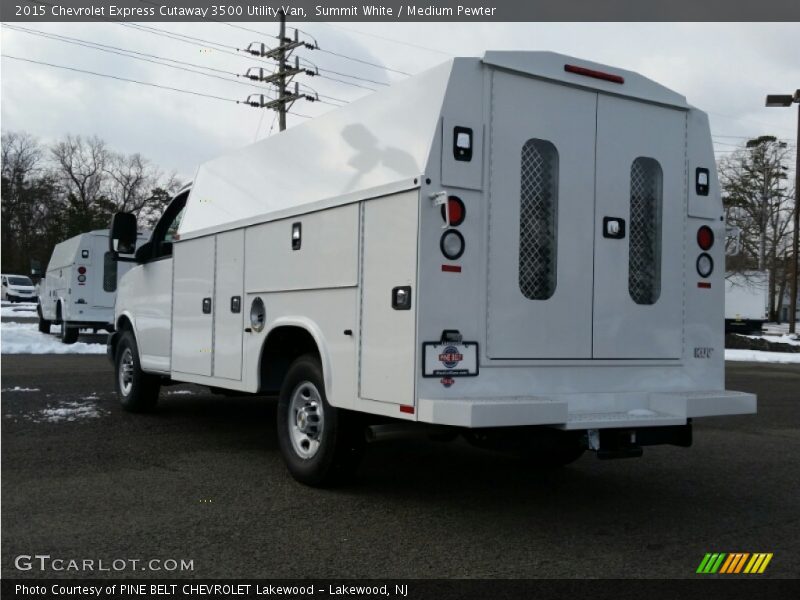 Summit White / Medium Pewter 2015 Chevrolet Express Cutaway 3500 Utility Van